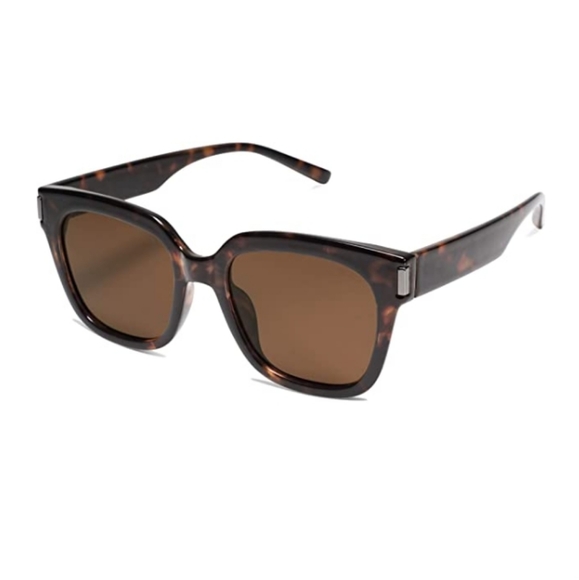 💫Tortoise Brown Classic Polarized Sunglasses for Women Men Trendy Square - Picture 4 of 4